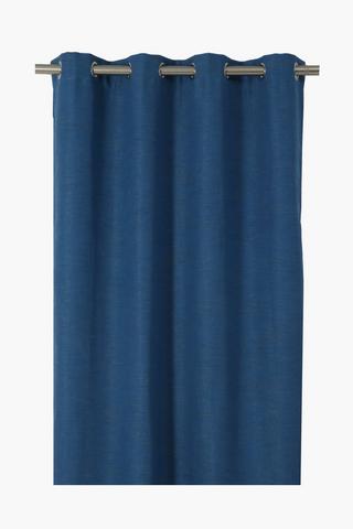 Kennedy Textured Extra Length Eyelet Curtain 135x250cm
