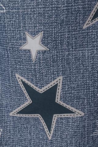 Polycotton Star Taped Curtain 230x218cm