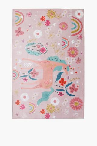 Non-slip Junioer Unicorn Rug, 120x180cm