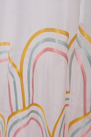 Rainbows Sheer Taped Curtain, 230x218cm