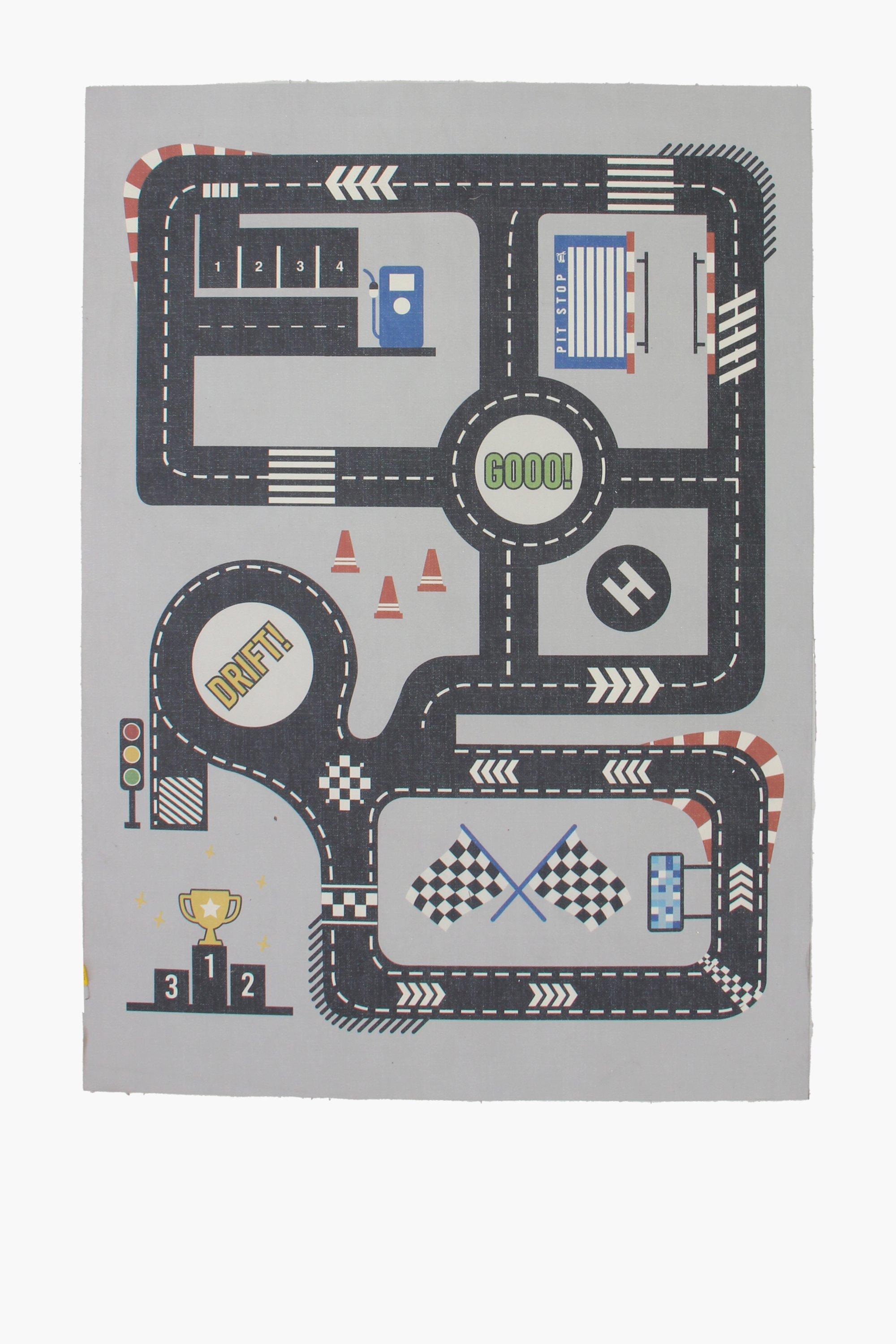 Soft Foam Race Track Rug, 130x180cm