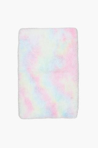 Pastel Rainbow Shaggy Rug 70x110cm