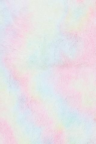 Pastel Rainbow Shaggy Rug 70x110cm