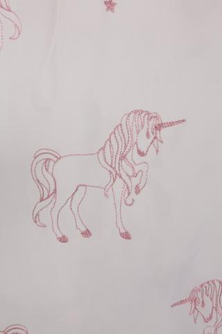 Embroidered Unicorn Voile Curtain, 230x218cm