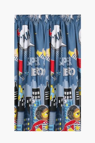 Glow Superhero Taped Curtain 230x218cm