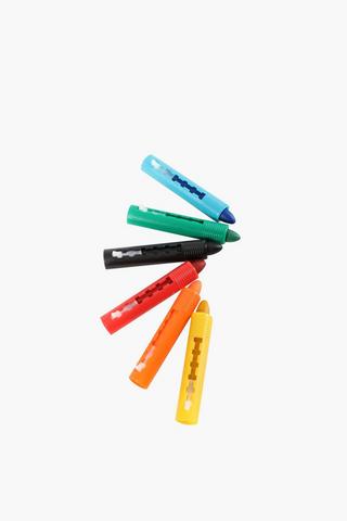 6 Pack Bath Crayons