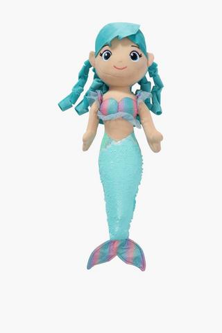 Mermaid Sequin Soft Toy, Large
