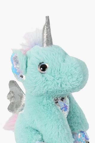 Sequin Unicorn Soft Toy