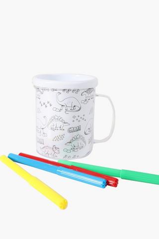 Colour Your Own Mug Dinos