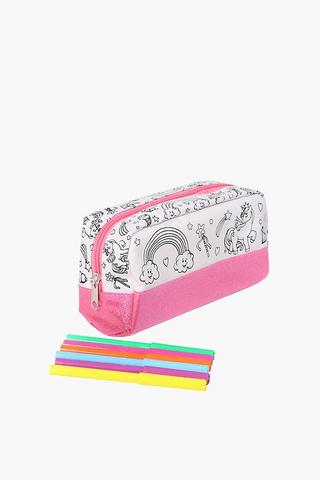 Colour Your Own Unicorn Pencil Case