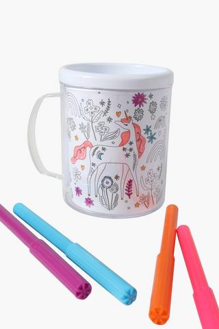 Colour Your Own Unicorn Mug Kit
