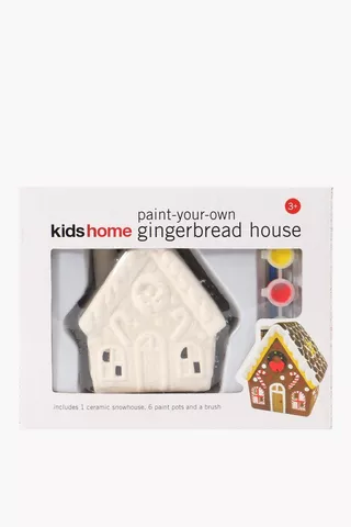 Paint Your Own Gingerbread House