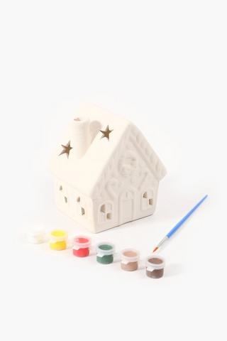 Paint Your Own Gingerbread House