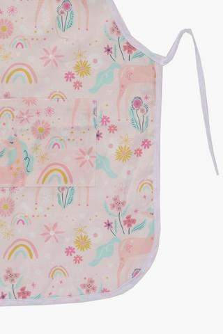 Kids Rainbow Apron With Pocket, 52x70cm