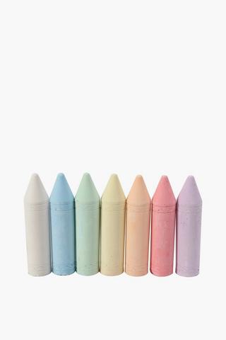7 Pack Giant Multi Chalk