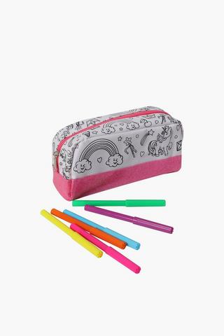 Colour Your Own Unicorn Pencil Case
