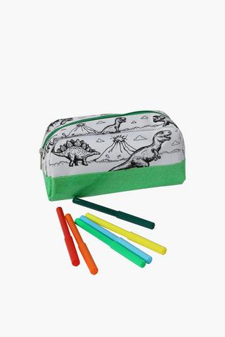 Colour Your Own Dinosaur Pencil Case