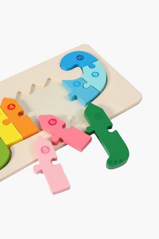 Wooden Crocodile Puzzle