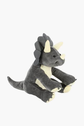 Velvet Triceratops Soft Toy