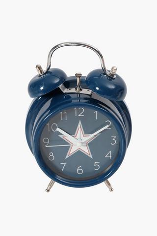 Twin Bell Star Clock