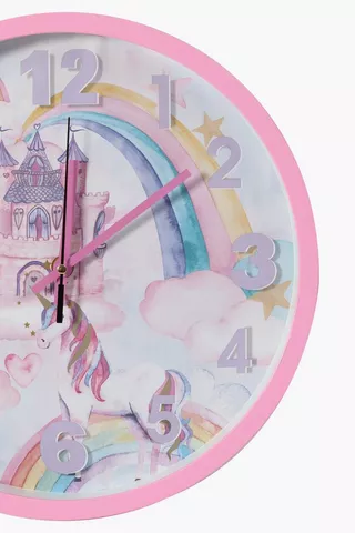Mystic Unicorn Wall Clock