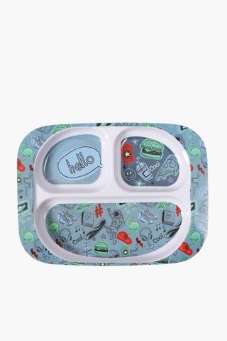 Doodle Divisonal Melamine Plate