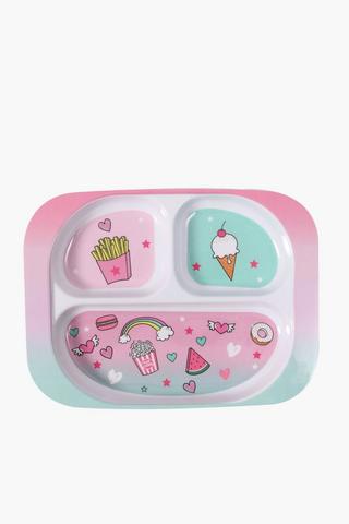 Doodle Divisonal Melamine Plate