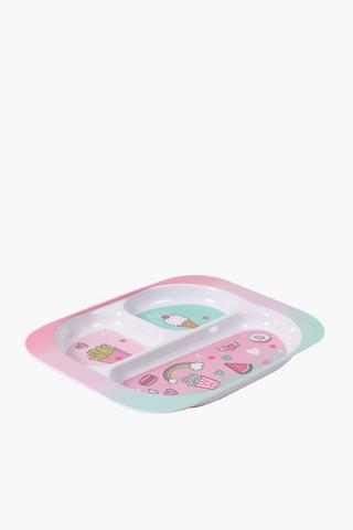 Doodle Divisonal Melamine Plate