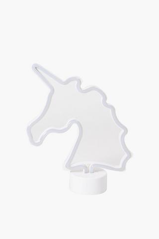 Neon Unicorn Led Light On Stand