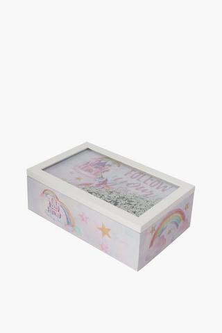 Unicorn Jewellery Glitter Box