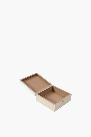 Chasing Rainbows Wooden Jewellery Box Small