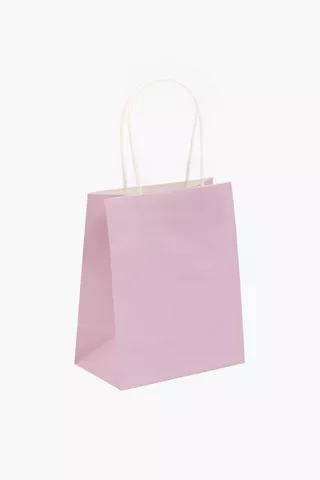 6 Pack Plain Gift Bags Small