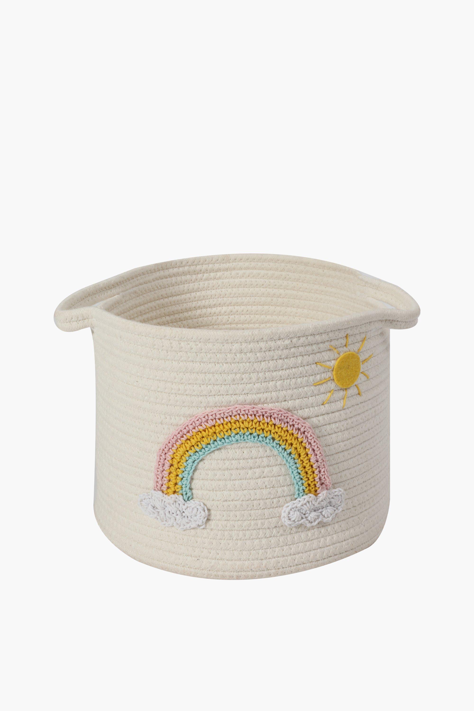Rope Rainbow Basket Large