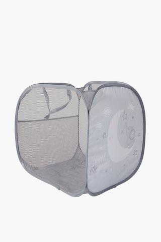 Printed Mesh Dreamer Pop Up Laundry Basket