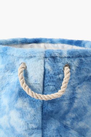 Faux Fur Storage Basket