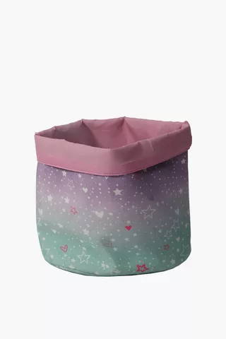 Ombre Galaxy Star Utility Basket Large