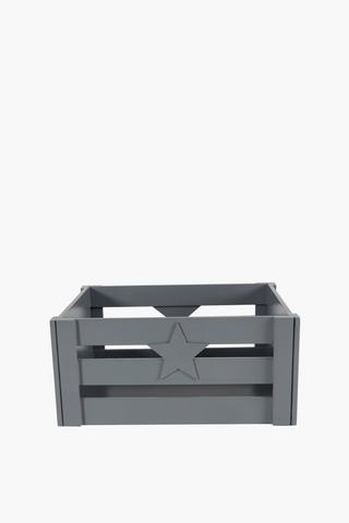 Wooden Heart Crate, Medium