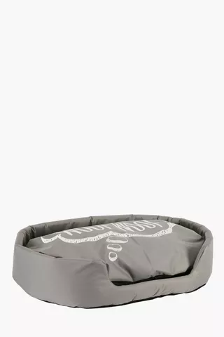 Woof Script Pet Bed, Extra Large