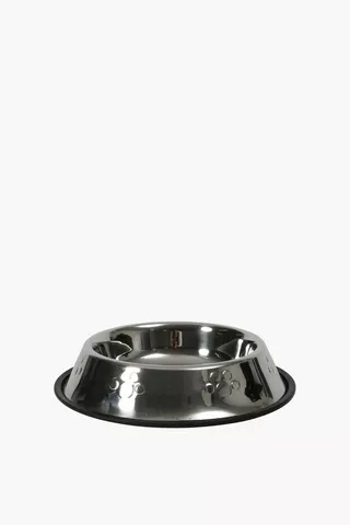 Metal Bowl With Rubber Grip, Large