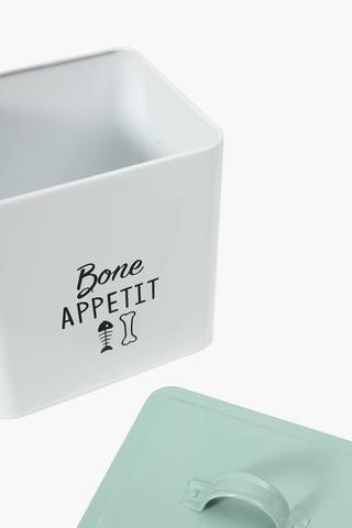 Bon Appetit Pet Storage Tin