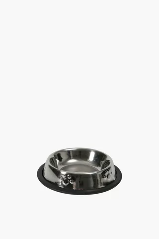 Metal Bowl With Rubber Grip, Small