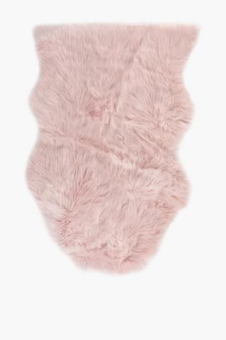 Faux Fur Shaped Rug