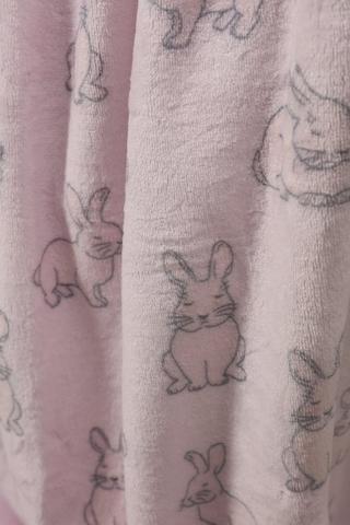 Super Plush Garden Bunny Blanket, 70x110cm