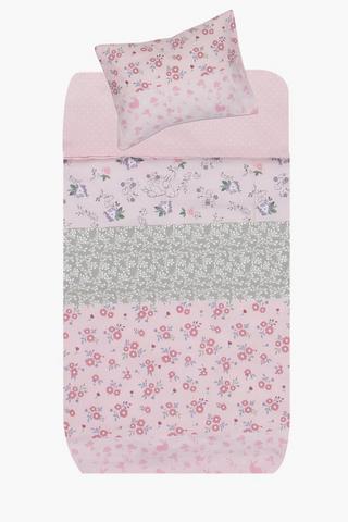 Polycotton Floral Patchwork Duvet Cover Set