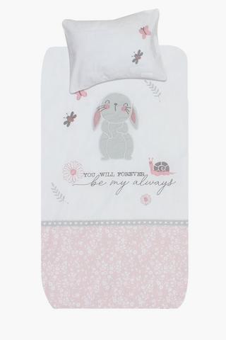 180tc Floral Patchwork And Border Duvet Cover Set
