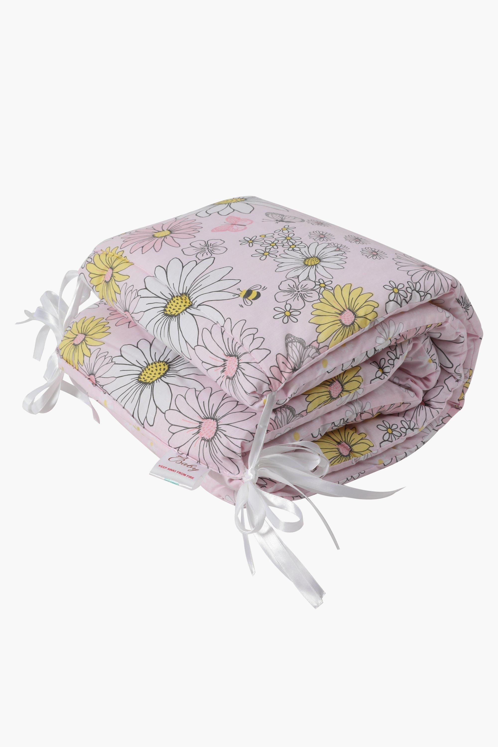 Polycotton Daisy Cot Bumper 190x30cm