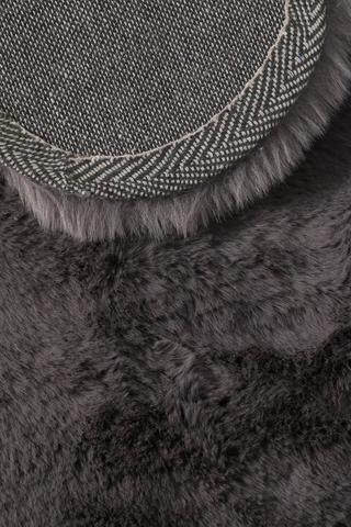 Faux Fur Teddy Rug 90x120cm