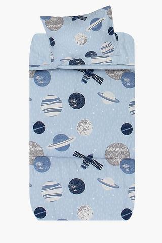 Microfibre Printed Universe Comforter Set
