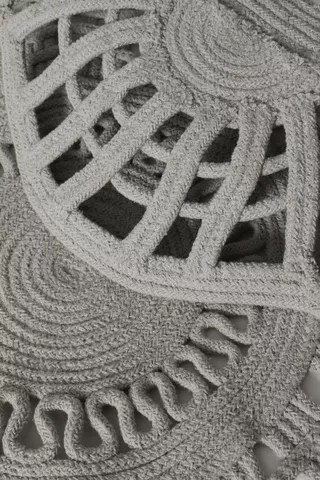 Crochet Filigree Rug 120cm