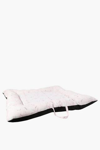 Twill Playmat Bunny Pink